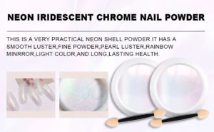 Chrome Sjöjungfru Pärla effekt Nail Art