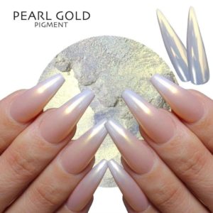 Chrome pulver vit pärla pulver Pearl pigment Shell magic