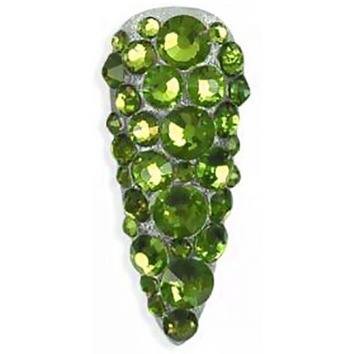 Ljusgrön Rhinestones Strass Diamant 6 olika storlekar 03 för nailart
