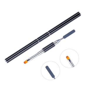 Poly UV gel UV nail art pen slice brush dual-ended slice bb