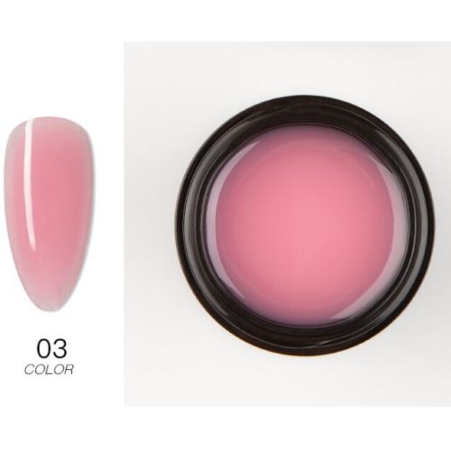 Cover pink gel och builder pink Gel 15ml (Rosa färg)