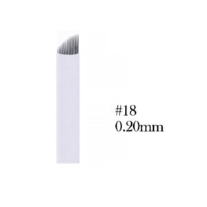 Microblading #18 0.20mm Sharp White Flex Blade