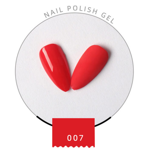 Gellack Shellack klassiska färger seriren klassik röd 15 ml Stor volym nr 007