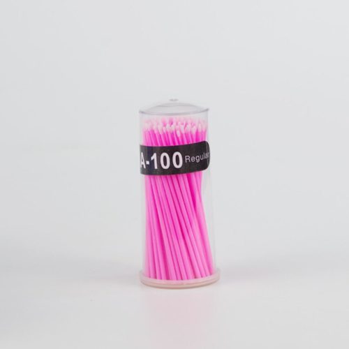 Microborste för fransförlängning. Microbrush i rosa