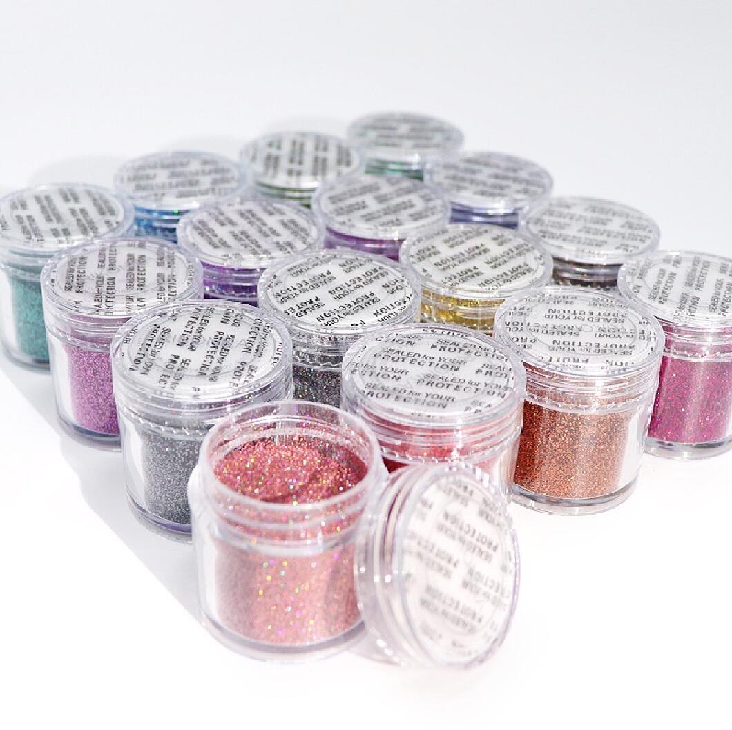 glitter Nagelglitter för nail art och andra konst project. nail glitter Stor volym 10 ml Display 4